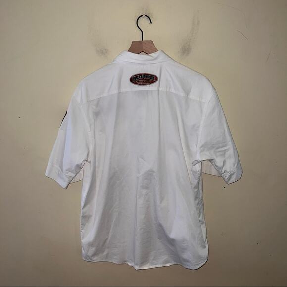 HARLEY DAVIDSON button down collared embroidered shirt XL - Picture 7 of 7